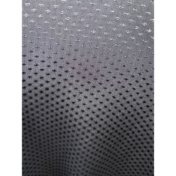 EXPRESS Black Swiss Dot Blouse Ruffle Sleeve Sheer Textured Top L - Picture 6 of 6